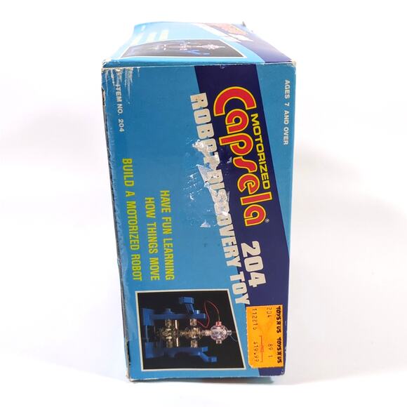 Vintage 1990 Capsela 204 Motorized Science Robot Discovery Toy 7+ No Instruction - Picture 7 of 8